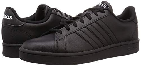 Image of Adidas Men's Grand Court CBLACK/FTWWHT Tennis Shoe-10 Kids UK (EE7890)