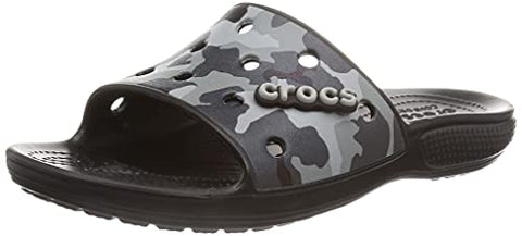 Image of crocs Unisex Adult Classic Black Slipper (207280-001), 8 UK