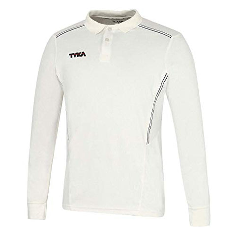 Image of TYKA Prima Cricket Full Sleeves Top (Off White, 3XL)