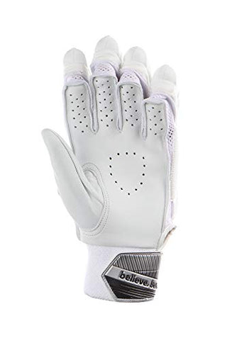 Image of SG Test White Cricket Batting Gloves Mens Size (Right)