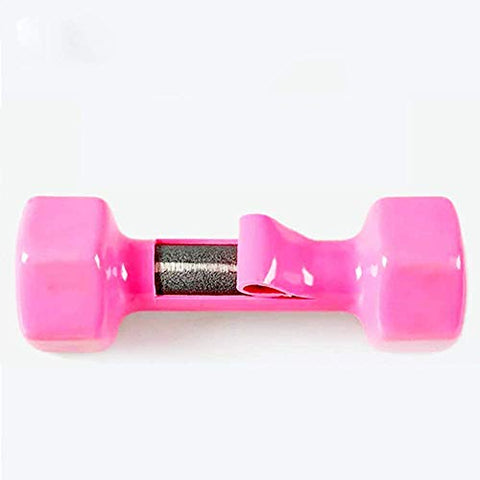 Image of The Indian Made Jimwalt Premium Half Coating Vinyl Dumbbells 0.5KG to 10KG Proudly Made in India (2+2=4)…