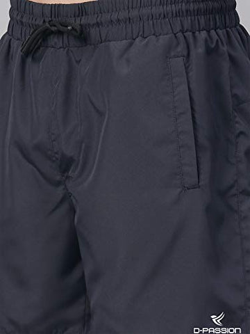 Image of D-passion Men's Regular Shorts (MS PRNT 0002 NAVY XL_Navy Blue_X-Large)