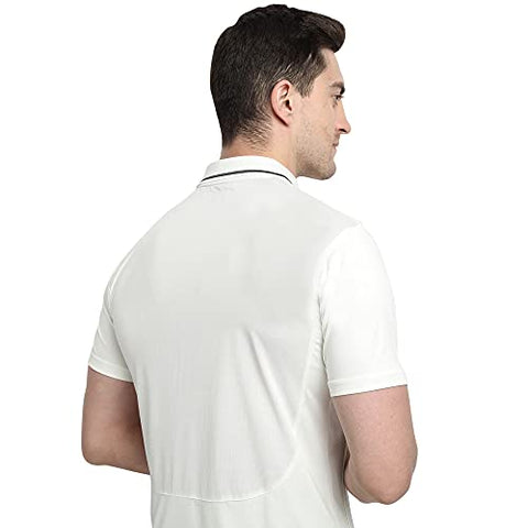 Image of Shrey Cricket.Premium Shirt S/S - M, Off White