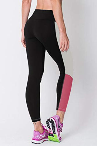 Image of Neu Look Gym wear Leggings Ankle Length Stretchable Workout Tights/Sports Leggings/Sports Fitness Yoga Track Pants for Girls & Women (Blush, Size - L)