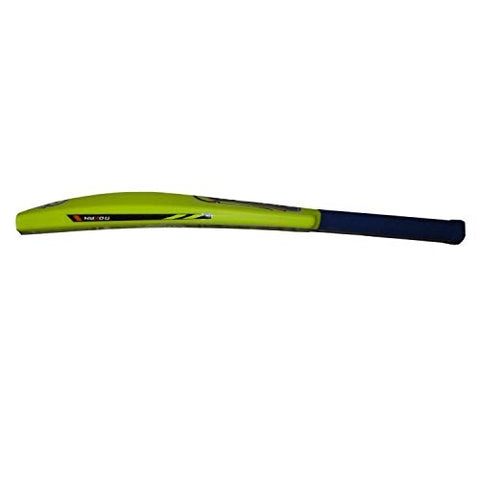 Image of Roxan Plastic Cricket Bat Parrot Green with 1Tennis Ball, 30, Small (Multicolour)