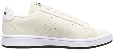 Image of Adidas Men's Grand Court Base ORBGRY/CBLACK/FTWWHT Tennis Shoe-8 Kids UK (KYJ09)