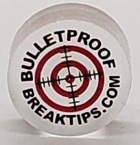 Image of Bulletproof Break Tips, Finally, a Break/Jump tip That is Clearly Superior to All The Other Options on The Market! More Powerful Than Phenolic! Jump with Spin and Draw! (3 Pack) Free Patch & Sticker