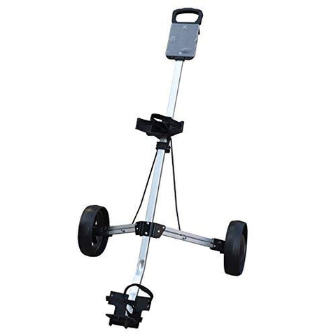 Image of Golfoy Basics Polar Lander Two Wheel Foldable Compact Aluminium Golf Cart/Trolley