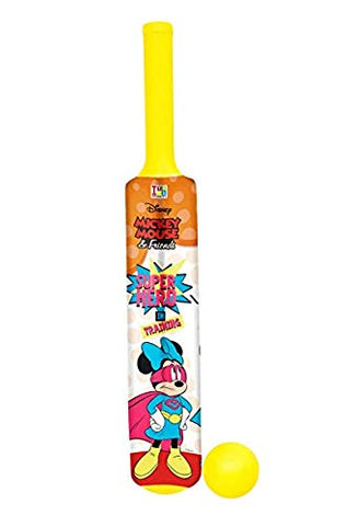 Image of MANAKI ENTERPRISE Cricket Kit Set for Kids 3 Stumps with 1 Bat and 1 Ball for Playing Perfect Cricket Combo Set ( 18 inch.Cricket Set)