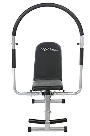 Image of Lifeline LB-301 AB Care Bench (5 Adjustable Levels)/AB King Pro and IF-7123 Twister for Weight Loss, Home Gym Combo