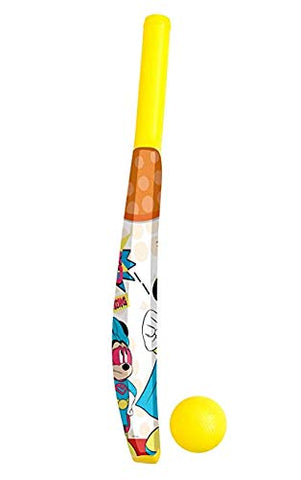 Image of MANAKI ENTERPRISE Cricket Kit Set for Kids 3 Stumps with 1 Bat and 1 Ball for Playing Perfect Cricket Combo Set ( 18 inch.Cricket Set)