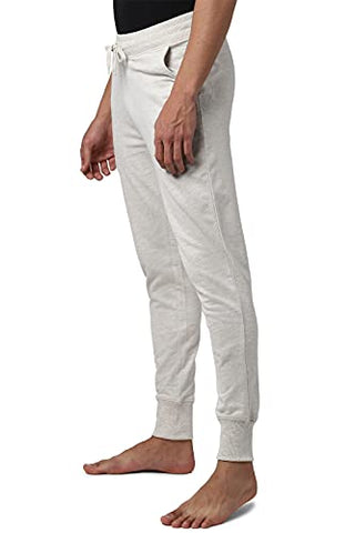 Image of Peter England Men's Regular Track Pants (PETPNTEM3218505_Grey_XL)
