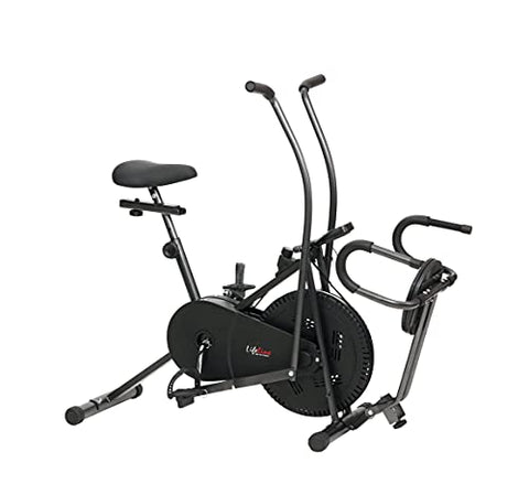 Image of Lifeline Air Bike Moving Handles with Twister Suitable for Weight Loss at Home Gym 3 in 1 LE 103T