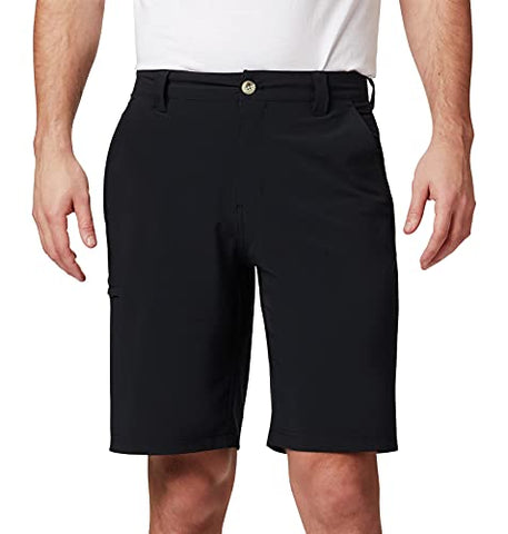 Image of Columbia Sportswear Men's Big Grander Marlin II Offshore Shorts, Black, 44 x 10