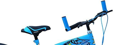 Image of RAW BICYCLES 20T Sports BMX Single Speed Kids Bicycle with Semi Assembled Tyre and Tube with Training Wheels for 7 to 10 Years Boys & Girls ( FS Sky Blue , 20 Inches )