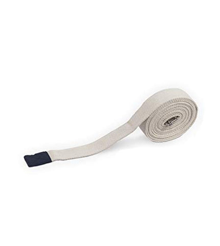 Image of MeFree Organic Cotton Yoga Strap, All Levels of Asanas, 6-ft, Off White