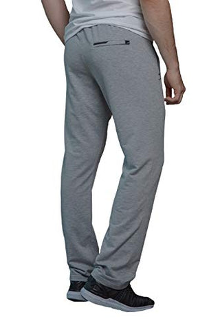 Image of SCR SPORTSWEAR Men's Workout Activewear Pants Athletic Sweatpants Long Inseam 30L 32L 34L 36L 38L (34W X 34L, Light Grey Heather-K434)