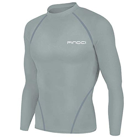 Image of 1Bests Men's Sports Running Set Compression Shirt + Pants Skin-Tight Long Sleeves Quick Dry Fitness Tracksuit Gym Yoga Suits, New Dark Grey, X-Large