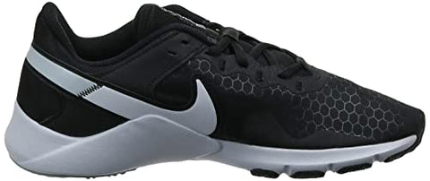 Image of Nike Women's W Legend Essential 2 Black/White-Pure Platinum Running Shoe-4 Kids UK (CQ9545-001)