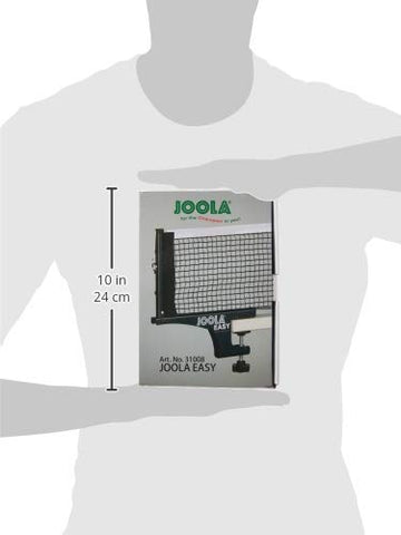 Image of JOOLA Easy Competition Table Tennis Net and Post Set - Portable and Easy Setup 72" Regulation Size Ping Pong Screw On Clamp Net