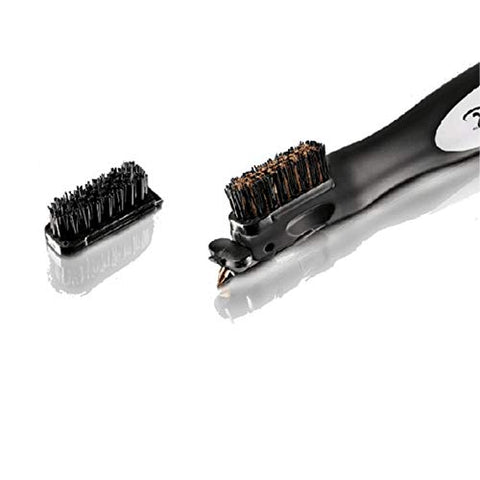 Image of Frogger Golf Brush Head and Groove Cleaner Replacement for BrushPro (Bronze & Nylon Brush)