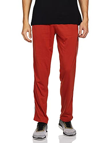 Image of Amazon Brand - Symbol Men's Regular Track Pants (KP17-01_Copper Brown_XL)