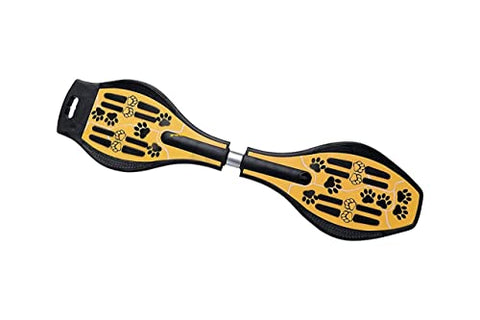 Image of EONWISE Highly Flexible Heavy Duty Cruiser Board LED Flash Lights PU 80mm Wheels, 30 X 9 Inch (Yellow)