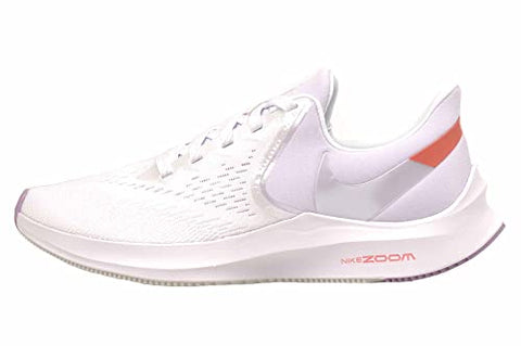 Image of Nike Women's WMNS Zoom Winflo 6 Magic Ember-White-Violet Star Low TOP (CW2638-181)