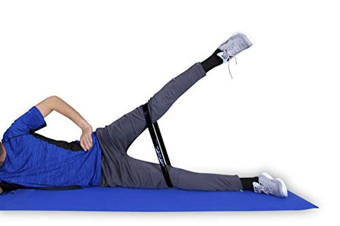 Image of Nivia Lateral Resistance Band and Tubes 2.0 (Pack of 2, Black Level-4)