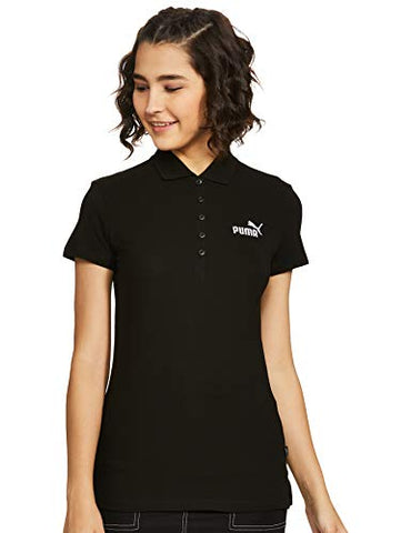 Image of PUMA Women's' Solid Regular T-Shirt (58677901 Black M)