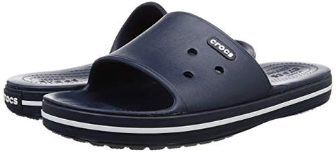 Image of crocs Unisex Adult Navy/White Flats-7 Men/ 8 UK Women (M8W10) (Crocband)