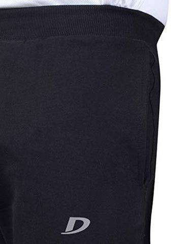 Image of DECISIVE® Fitness Joggers Track Pant for Men (Large (32" - 36"), Black)