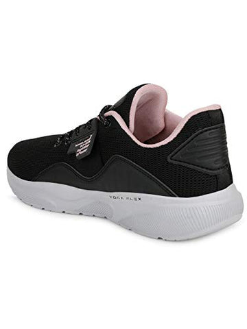 Image of Campus Women's Claire BLK/Peach Running Shoes -7 UK/India