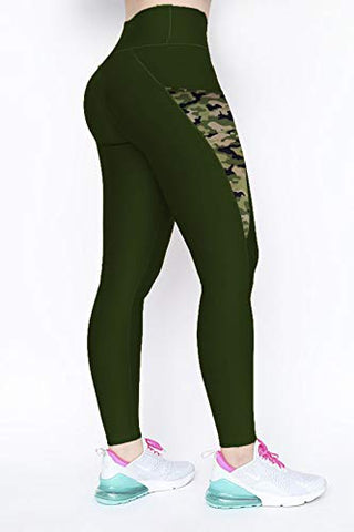 Image of Neu Look Gym wear Leggings Ankle Length Workout Pants with Phone Pockets, Stretchable Tights, Mid Waist Sports Fitness Yoga Track Pants for Women & Girls ( White, Size - XL )