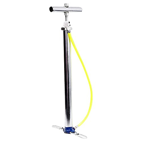 Image of Target20 High Pressure Steel Bicycle Air Pump Tyre Inflator Cycle Pump for Cycles, Toys Delux BCP Chrome Silver