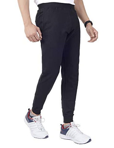 Image of DECISIVE® Fitness Joggers Track Pant for Men (Large (32" - 36"), Black)