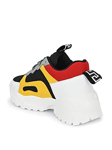 Image of Carrito Casual Shoes for Women's/Ladies/Female/Girls Trendy, Fashionable, Lightweight, Comfortable, Casual wear lace-up White Sneakers for Women's/Sneakers for Women's and Girl's