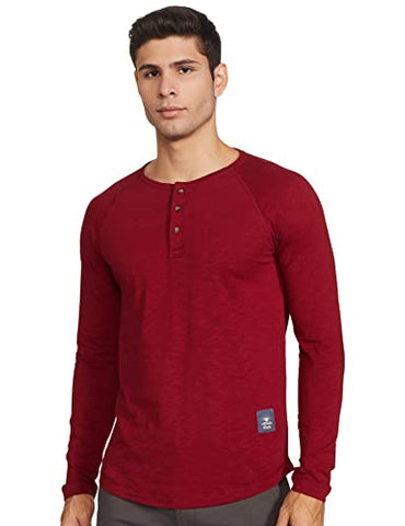 Image of Amazon Brand - Inkast Denim Co. Men's Regular T-Shirt (AZ-TS-09_Vintage Maroon 3XL)