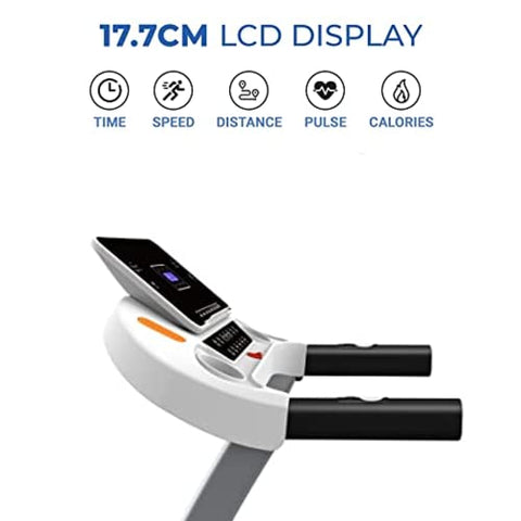 Image of TONING® Automatic Treadmill 3HP AC Motor LP-333AC Semi Commercial Treadmill with Extra Suspension Technology-White and Black, Further Any Inquiry 8447-417-417