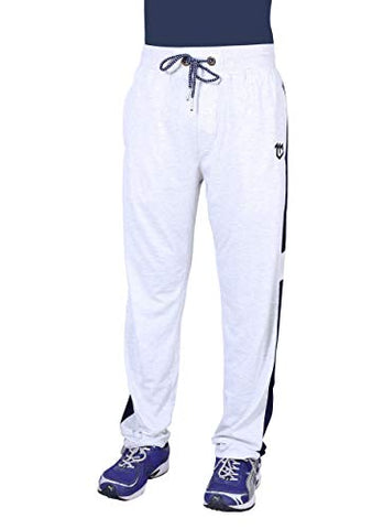 Image of MARK LOUIIS Men's Regular Fit Track pants(ML-BSL-1101_Off-White_X-Large)
