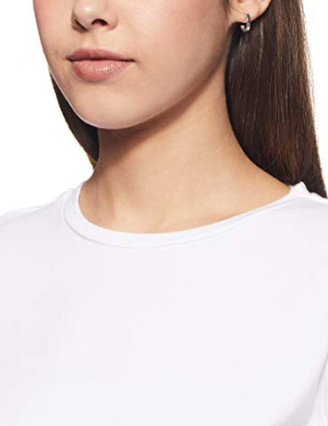 Image of Amazon Brand - Symbol Women's Regular T-Shirt (AW20SYTSEPPFS1_Multicolor 1 XL)(Pack of 2)