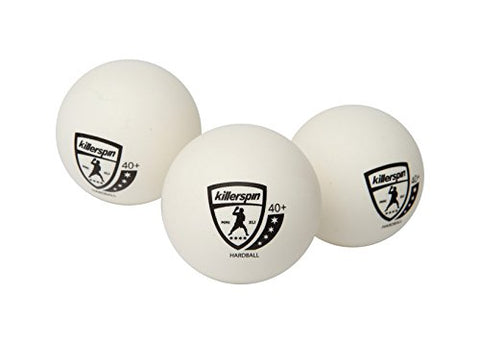Image of Killerspin 4-Star 40+ Ping Pong Balls| New Standard ABS Plastic 40mm Table Tennis Balls| Competition Balls for Tournament Play| ITTF Quality| Championship Quality| White 3-Pack