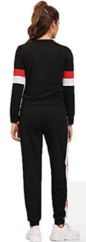 Image of Galani Yoga Suit For Sports Gym Dancing Workout Aerobic Fitness Breathable Fabric Top & Leggings For Women Comfortable Ankle-Length Yoga Wear (Black, L)