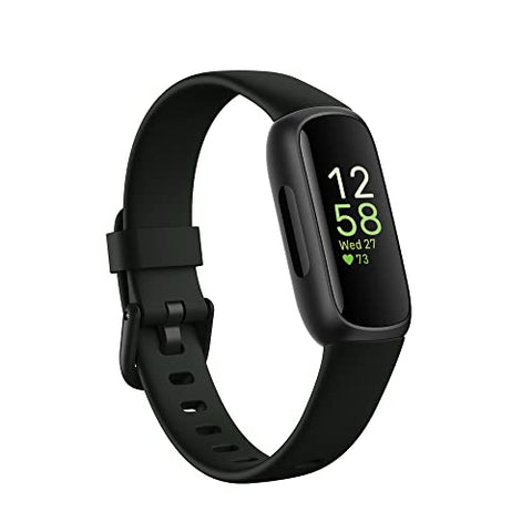 Image of Fitbit Inspire 3 Health & Fitness Tracker (Midnight Zen / Black) with 6-Month Premium Membership