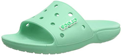 Image of crocs Unisex Adult Classic Slide Pistachio Slipper-11 UK Men (M12) (206121-3U3)