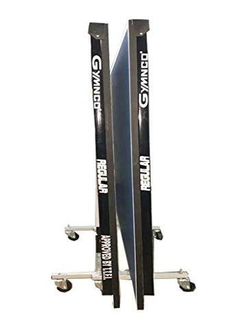 Image of Gymnco Regular Table Tennis Table with Wheel (Laminated Top 25 mm) (Free TT Table Cover + 2 TT Racket & 1 Balls)