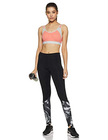 Image of Van Heusen Antibacterial Wireless Non Padded Sports Bra (44007_CORAL_L)
