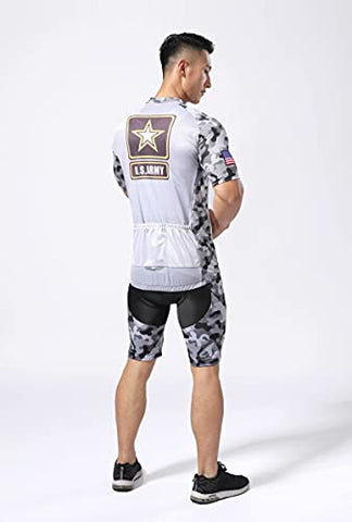Image of BIKE BEER Army Cycling Jersey Navy Cycling Jersey Set Men's Cycling kit, Blacke, X-Large