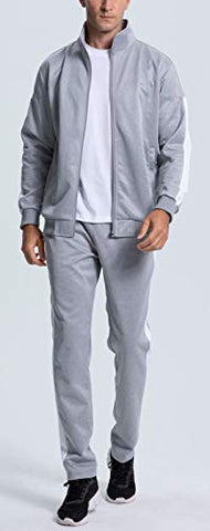 Image of Tracksuit Men 2 Piece Running Suit Tracksuit For Men Sweatshirt Jackets Casual Jackets Gym Jacket Tracksuit Athletic Pants Set For Men Sweatsuit Yoga Suit