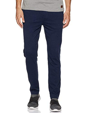 Image of Van Heusen Athleisure Men's Classic Fit Track Pants (50052_Blue Melange_M)